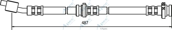 APEC BRAKING Тормозной шланг HOS3343